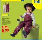 Salopette de pluie enfant - LUPILU en promo chez Lidl Salopette de pluie enfant - LUPILU dans le catalogue Lidl