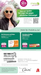 mea - meine apotheke Prospekt für Mönchengladbach mit 4 Seiten mea - meine apotheke Prospekt für Mönchengladbach: "Unsere Juli-Angebote", 4 Seiten, 01.07.2025 - 31.07.2025
