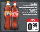 Aktuelle Coca Cola Angebote bei EDEKA in Coburg Aktuelles verschiedene Sorten, Fanta, Sprite oder Mezzo Mix Angebot bei EDEKA in Coburg ab 0,99 €