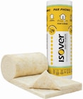 Rouleau de laine de verre par phonic 45 (rouleaux roulés 2 par 2) - ISOVER en promo chez Gedimat Poitiers à 2,05 €