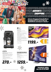 Delonghi Angebot im MediaMarkt Saturn Prospekt, gültig von 07.12.2025 bis 07.12.2025 Delonghi Angebot im aktuellen MediaMarkt Saturn Prospekt auf Seite 1