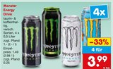 Energy Drink Angebote von Monster bei Netto Marken-Discount Saarbrücken für 3,99 €