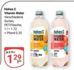 Vitamin Water Orange Maracuja Angebote von hohes C bei GLOBUS Wiesbaden für 1,29 €