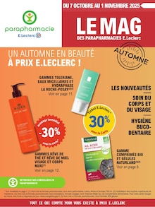 Prospectus E.Leclerc de la semaine "UN AUTOMNE À PRIX E.LECLERC !" avec 1 pages, valide du 07/10/2025 au 01/11/2025 pour Aimé et alentours
