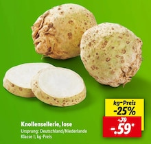 Knollensellerie, lose Angebot in Lehmkuhlen b Preetz, Holst im aktuellen Prospekt bei Lidl in Lehmkuhlen b Preetz, Holst