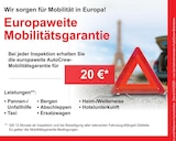 Europäische Mobilitätsgarantie im aktuellen Prospekt bei AutoCrew in Barum