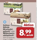 Hirschedelgulasch im Angebot bei combi in Garbsen Hirschedelgulasch Angebote von Schloss Göhrde bei combi Garbsen für 8,99 €