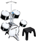BATTERIE DE ROCK - HEYMUSIC - JouéClub BATTERIE DE ROCK - HEYMUSIC à 49,99 € dans le catalogue JouéClub