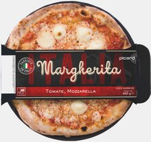 Picard Le Rouet - Pizza margherita tomate - mozzarella Promo Pizza margherita tomate - mozzarella dans le catalogue Picard "Un avant-goût de fêtes" à Le Rouet