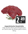 Argentinische Steakhüfte Angebote bei Hieber Lörrach für 2,49 €