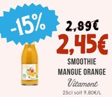 Smoothie Mangue Orange - Vitamont en promo chez Naturalia Smoothie Mangue Orange - Vitamont dans le catalogue Naturalia
