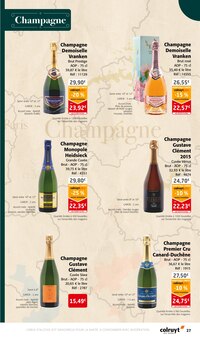 Promo Champagne dans le catalogue Colruyt du moment à la page 27