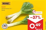 Lauch von Heimat für 0,49 € bei Netto Marken-Discount im Angebot Lauch von Heimat im aktuellen Netto Marken-Discount Prospekt