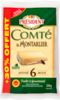 Comté Le Montarlier Président Aop à 3,99 € dans le catalogue Auchan Hypermarché