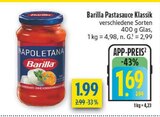 Pastasauce Klassik im Angebot bei diska in Coburg Pastasauce Klassik Angebote von Barilla bei diska Coburg für 1,69 €