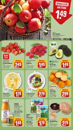 Erdbeeren Angebot im aktuellen REWE Prospekt auf Seite 8