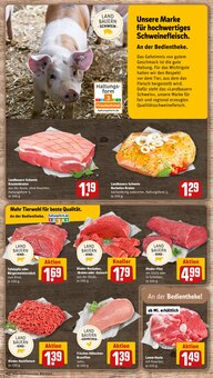 Rindfleisch im aktuellen REWE Prospekt (Reutlingen) Rindfleisch im REWE Prospekt "Dein Markt" mit 32 Seiten (Reutlingen)
