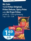 1-2-3 Frites Original Frites Deluxe, Spicy Fries oder Air Fryer Frites von Mc Cain im aktuellen V-Markt Prospekt für 1,69 €