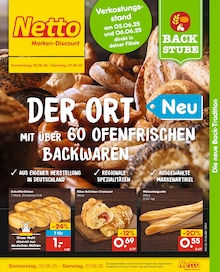 Netto Marken-Discount Prospekt "DER ORT MIT ÜBER 60 OFENFRISCHEN BACKWAREN." mit  Seiten (Regensburg)