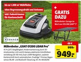 Aktuelle Rasenmäher Angebote bei Hagebaumarkt in Trier Aktuelles Mähroboter GOAT G1200 LiDAR Pro Angebot bei Hagebaumarkt in Trier ab 949,00 €