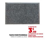 Promo Tapis fonctionnels à 3,50 € dans le catalogue Super U à Lyon