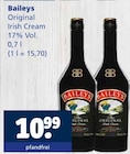 Aktuelles Original Irish Cream Angebot bei Getränkewelt in Gelsenkirchen ab 10,99 €
