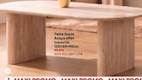 Table basse Anaya - Maxi Bazar à Villeneuve-d'Ascq Table basse Anaya en promo chez Maxi Bazar Villeneuve-d'Ascq à 99,99 €