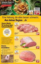 Aktueller REWE Prospekt mit Schweinebraten, "Dein Markt", Seite 14