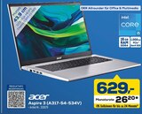 Aktuelle Notebook Angebote bei EURONICS in Hamm Aktuelles Aspire 3 (A317-54-534V) Angebot bei EURONICS in Hamm ab 629,00 €