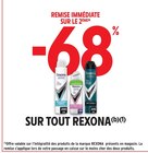 Intermarché Pernes-les-Fontaines - Promo -68% de remise immédiate sur le 2ème sur tout Rexona Promo -68% de remise immédiate sur le 2ème sur tout Rexona à dans le catalogue Intermarché à Pernes-les-Fontaines