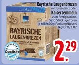 Bayrische Laugenbrezen mit Brezelsalz im EDEKA Prospekt Bayrische Laugenbrezen mit Brezelsalz im aktuellen EDEKA Prospekt für 2,29 €
