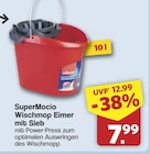 SuperMocio Wischmop Eimer mit Sieb bei famila Nordwest im Brake Prospekt für 7,99 €
