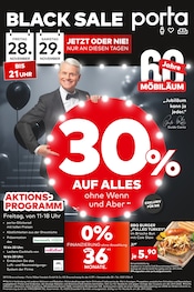 porta Möbel Lengede Prospekt der aktuellen Woche, gültig von 28.11.2025 bis 29.11.2025 Aktueller porta Möbel Lengede Prospekt "BLACK SALE" mit 1 Seite