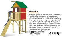 OBI Kissenbrück - Spielturm Variante 8 Spielturm Variante 8 Angebot bei OBI Kissenbrück im Prospekt "SPIELGERÄTEKATALOG 2020"