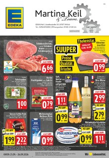 EDEKA Prospekt der Woche "Aktuelle Angebote" Seite 1, 21.09.2026 bis 26.09.2026 für Kaarst Aktueller EDEKA Prospekt "Aktuelle Angebote" Seite 1 von 28 Seiten für Kaarst