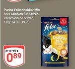 Knabber Mix im Angebot bei GLOBUS in Bad Kreuznach Knabber Mix Angebote von Purina Felix bei GLOBUS Bad Kreuznach für 0,89 €