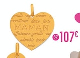 Promo pendentif, or jaune 1,36 g à 107,00 € dans le catalogue E.Leclerc à Courcelles-lès-Lens