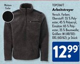Arbeitstroyer von TOPCRAFT im aktuellen ALDI SÜD Prospekt für 12,99 €