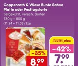 Aktuelles Bunte Sahne Platte oder Festtagstorte Angebot bei Netto Marken-Discount in Würzburg ab 7,99 €