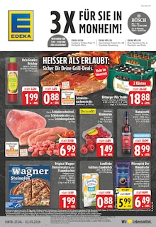Bitburger im EDEKA Prospekt "Aktuelle Angebote" mit 24 Seiten (Monheim (Rhein))