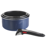 3 casseroles Ingenio avec poignée amovible - Tefal - Stokomani à Béziers 3 casseroles Ingenio avec poignée amovible - Tefal en promo chez Stokomani Béziers à 39,99 €