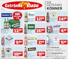 Getränke Oase Prospekt für Ennigerloh mit 1 Seite Getränke Oase Prospekt für Ennigerloh: "Aktuelle Angebote", 1 Seite, 18.08.2025 - 23.08.2025