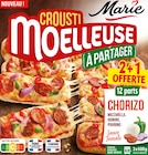 PIZZA CROUSTI MOELLEUSE CHORIZO surgelée MARIE - MARIE - Auchan Hypermarché à Montreuil PIZZA CROUSTI MOELLEUSE CHORIZO surgelée MARIE - MARIE en promo chez Auchan Hypermarché Montreuil à 6,99 €
