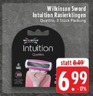 Aktuelle Rasierer Angebote bei E center in Krefeld Aktuelles Intuition Rasierklingen Quattro Angebot bei E center in Krefeld ab 6,99 €
