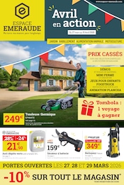 Prospectus Espace Emeraude à Estancarbon, "Avril en action", 26 pages, 27/03/2026 - 18/04/2026