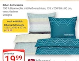 Biber-Bettwäsche im Angebot bei GLOBUS in Amberg Biber-Bettwäsche Angebote von Biberna bei GLOBUS Amberg für 19,99 €