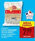 Lot de 4 saucissons secs de Savoie - Le Marsigny dans le catalogue Aldi