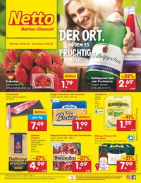 Netto Marken-Discount Prospekt für Büdingen, Hess mit 45 Seiten Netto Marken-Discount Prospekt für Büdingen, Hess: DER ORT, AN DEM ES FRUCHTIG PERLT., 45 Seiten, 30.05.2022 - 04.06.2022