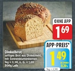 Dinkelbrot für 1,49 € bei EDEKA im Angebot Dinkelbrot im aktuellen EDEKA Prospekt