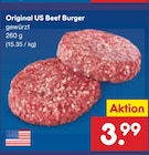 Original US Beef Burger für 3,99 € bei Netto Marken-Discount im Angebot Original US Beef Burger im aktuellen Netto Marken-Discount Prospekt